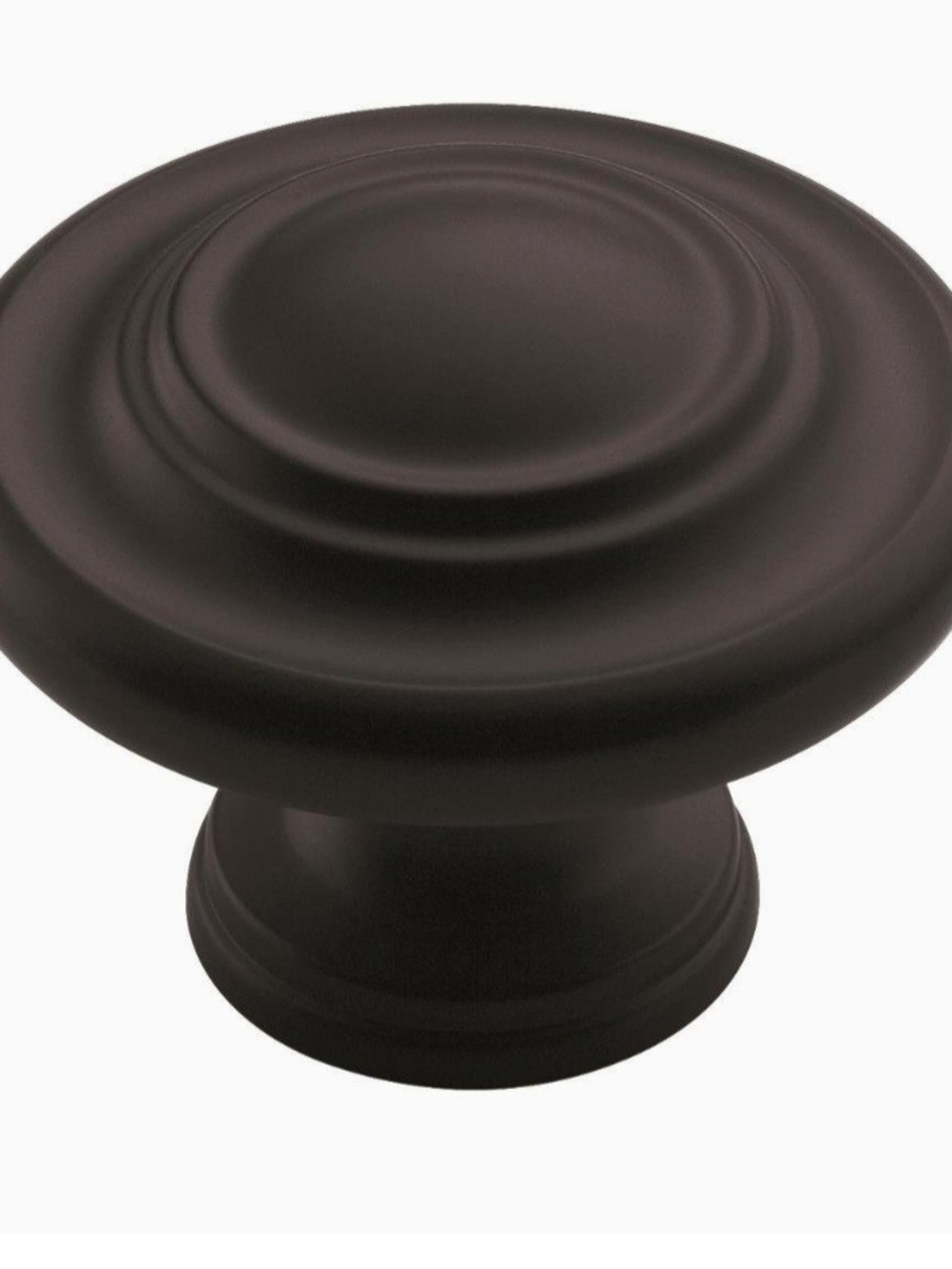 10 pcs Amerock 1-3/4" Round Inspirations Matte Black Cabinet Knob
Durable Zinc